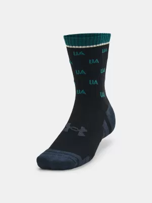 Zokni UNDER ARMOUR PERF COTTON NOV MID (2 PÁRY) 1379534-002 FEKETE