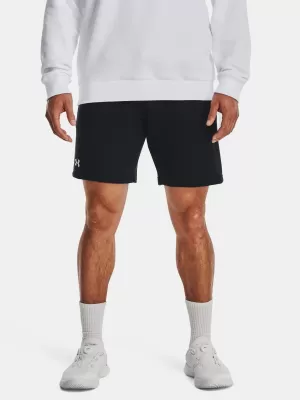 Férfi rövidnadrág UNDER ARMOUR RIVAL FLEECE SHORTS 1379779-001 FEKETE