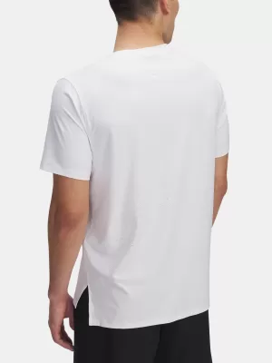 Férfi póló UNDER ARMOUR LAUNCH ELITE SHORTSLEEVE 1389802-100 FEHÉR