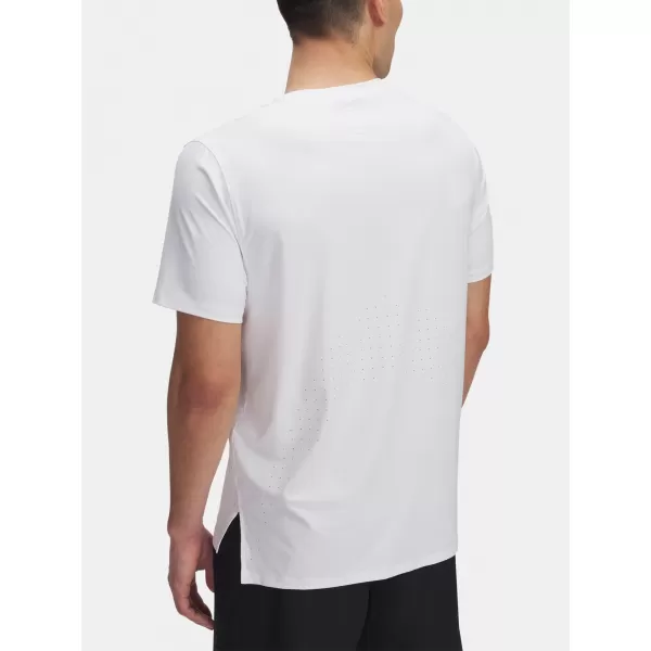  Férfi póló UNDER ARMOUR LAUNCH ELITE SHORTSLEEVE 1389802-100 FEHÉR 