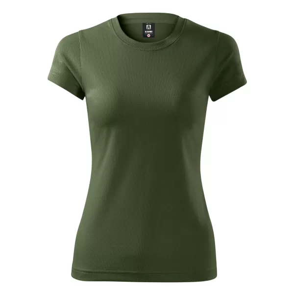  Funkcionális női póló ALTISPORT NoPrint NP/ALW041 KHAKI 