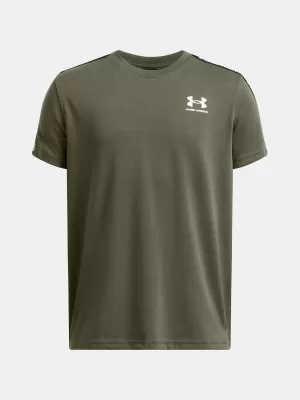 Fiú póló UNDER ARMOUR B ICON TAPED SS 6001583-390 ZÖLD
