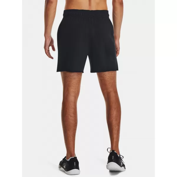  Férfi rövidnadrág UNDER ARMOUR RIVAL TERRY 6IN SHORT 1382427-001 FEKETE 