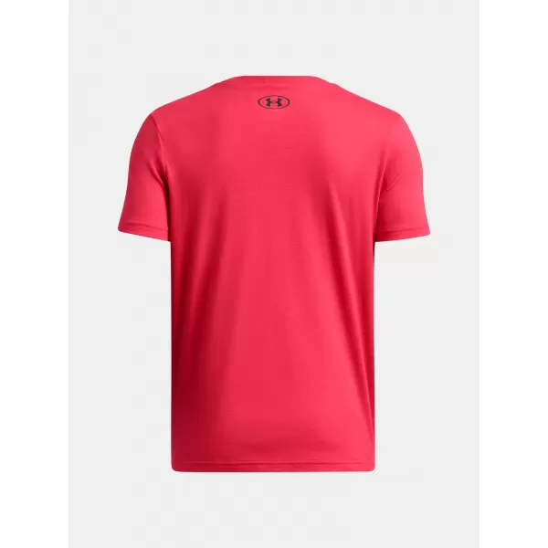  Fiú póló UNDER ARMOUR B GLITCH LOCKERTAG SS 1386833-989 PIROS 