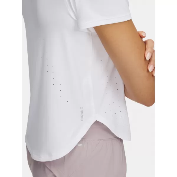  Női póló UNDER ARMOUR LAUNCH ELITE SHORTSLEEVE 1389564-100 FEHÉR 