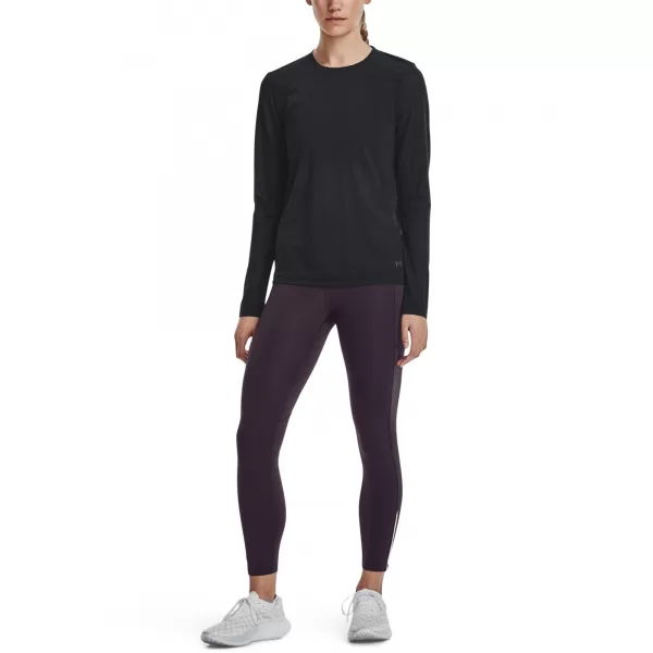  Női póló UNDER ARMOUR SEAMLESS STRIDE LS 1375699-001 FEKETE 