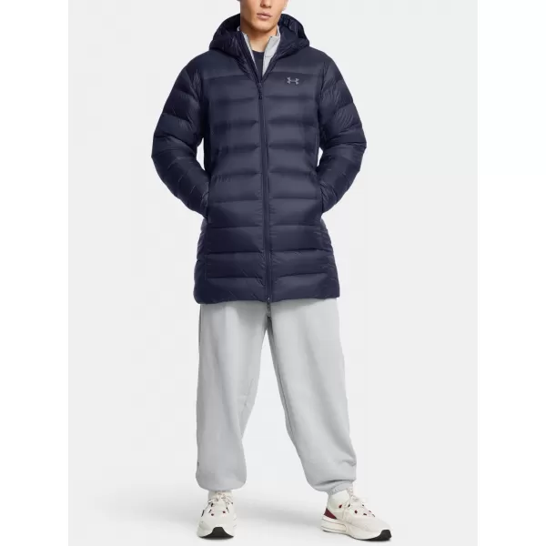  Férfi dzseki UNDER ARMOUR LEGEND DOWN PARKA 1385839-410 KÉK 