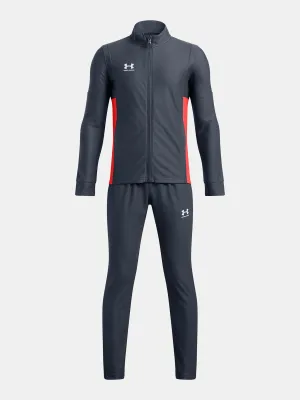 Fiúk készlet UNDER ARMOUR BS CHALLENGER TRACKSUIT 1379708-044 SZÜRKE