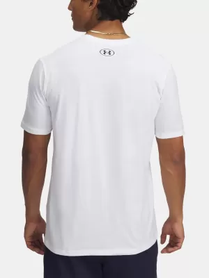 Férfi póló UNDER ARMOUR M STACKED LOGO SS 6000211-100 FEHÉR