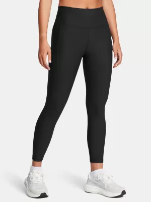 Női leggings UNDER ARMOUR MERIDIAN RIB ANKLE LEG 1386467-001 FEKETE