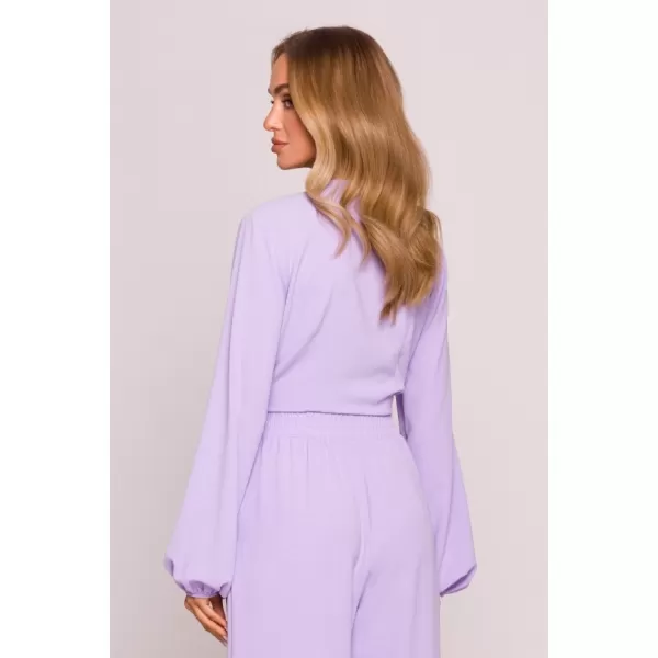  Női crop top MOE M861 LILA 
