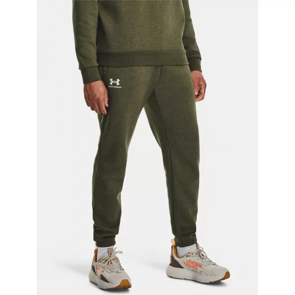  Férfi melegítőnadrág UNDER ARMOUR ESSENTIAL FLEECE JOGGER 1373882-391 ZÖLD 