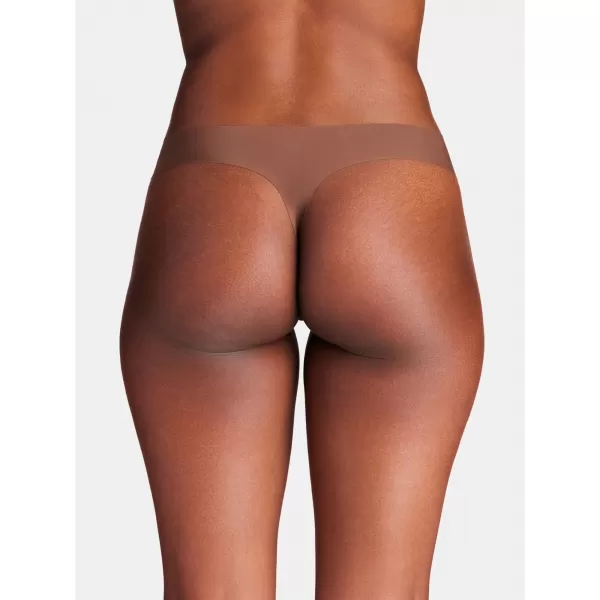  Női tanga UNDER ARMOUR PURE STRETCH NS THONG 1383893-625 BARNA 