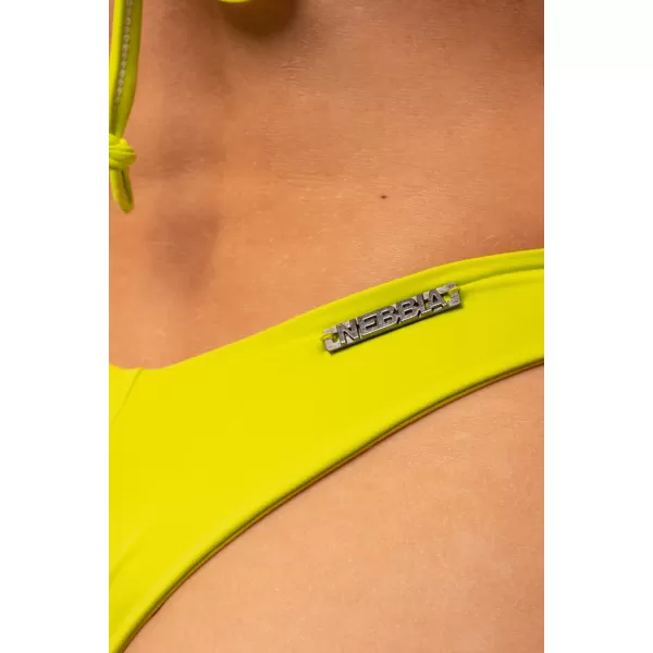  V-alakú bikinialsó, magas kivágással, 456 GREEN Nebbia 