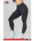 Mosott leggings magas derékkal GYM WARRIOR 776 BLACK Nebbia