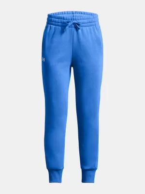 Lányok melegítőnadrágja UNDER ARMOUR RIVAL FLEECE JOGGERS 1379525-464 KÉK