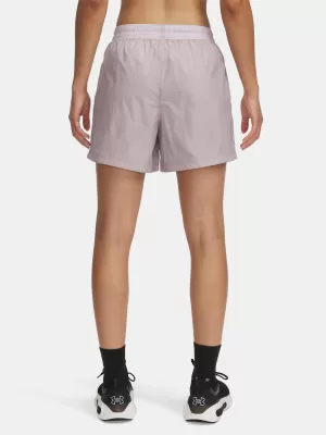 Női rövidnadrág UNDER ARMOUR RIVAL WOVEN SHORT 1389628-009 SZÜRKE