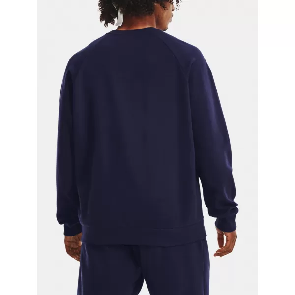  Férfi pulóver UNDER ARMOUR RIVAL FLEECE CREW 1379755-410 KÉK 