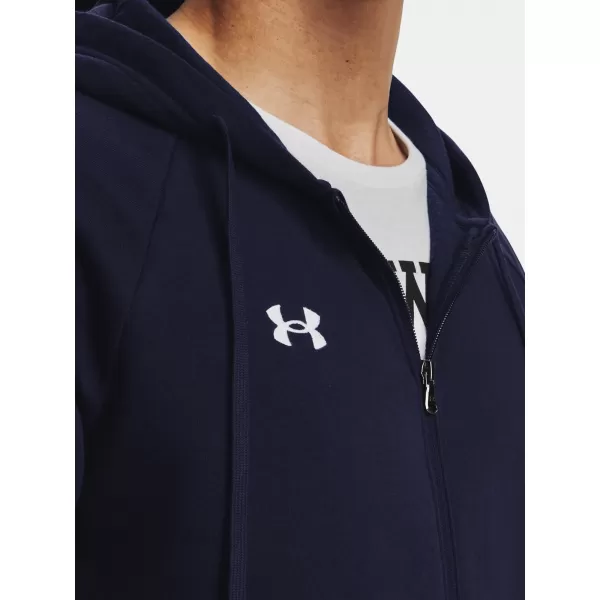  Férfi pulóver UNDER ARMOUR RIVAL FLEECE FZ HOODIE 1379767-410 KÉK 