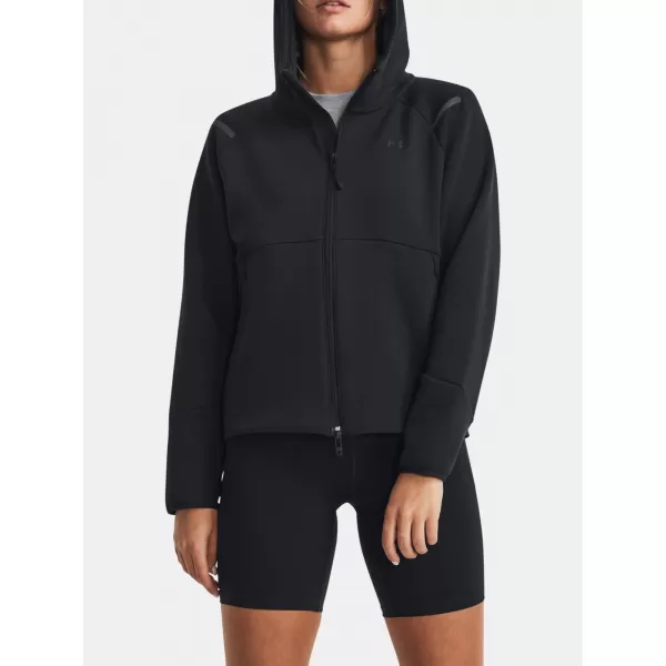  Női pulóver UNDER ARMOUR UNSTOPPABLE FLC FZ 1379842-001 FEKETE 