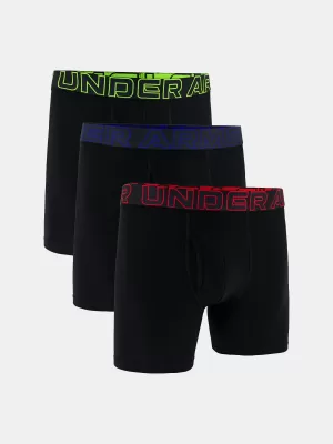 Férfi boxerek UNDER ARMOUR M PERF COTTON 6IN (3KS) 1383889-004 FEKETE