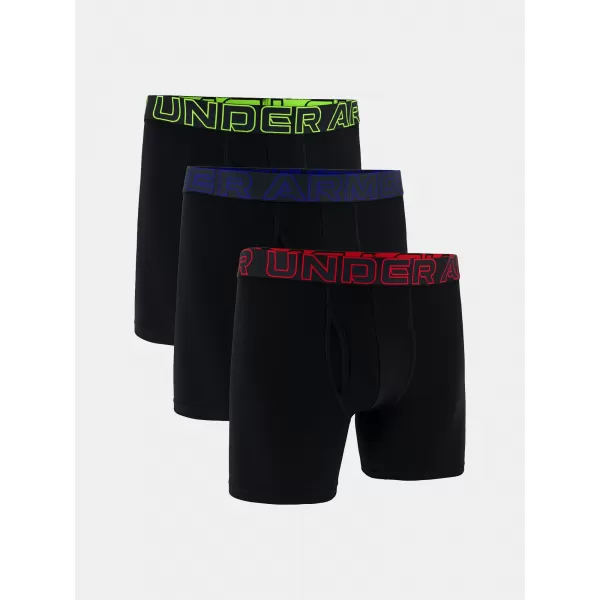  Férfi boxerek UNDER ARMOUR M PERF COTTON 6IN (3KS) 1383889-004 FEKETE 