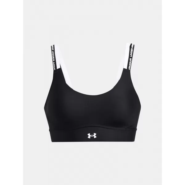  Női melltartó UNDER ARMOUR INFINITY MID 2.0 RIB BRA 1385433-001 FEKETE 