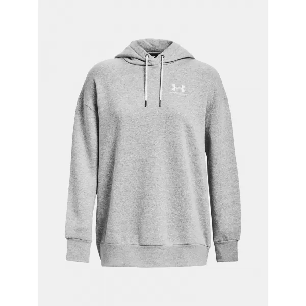  Női pulóver UNDER ARMOUR ESSENTIAL FLC OS HOODIE 1379495-012 SZÜRKE 
