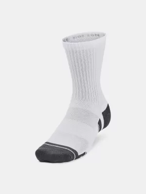 Zokni UNDER ARMOUR PERFORMANCE COTTON 3P MID 1379530-100 FEHÉR