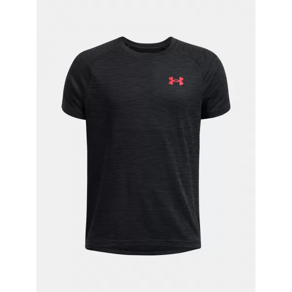  Fiú póló UNDER ARMOUR TECH TEXTURED SS 1382790-003 FEKETE 