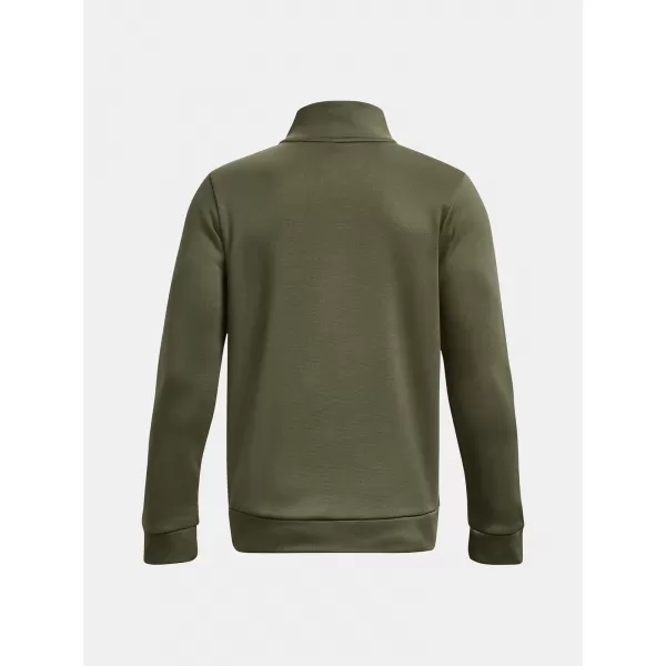  Fiú pulóver UNDER ARMOUR ARMOUR FLEECE 1/4 ZIP 1373559-390 ZÖLD 
