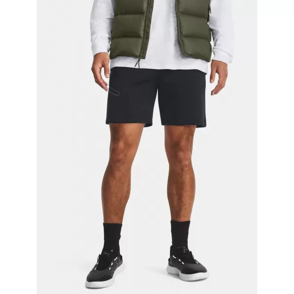  Férfi rövidnadrág UNDER ARMOUR UNSTOPPABLE FLC SHORTS 1379809-001 FEKETE 