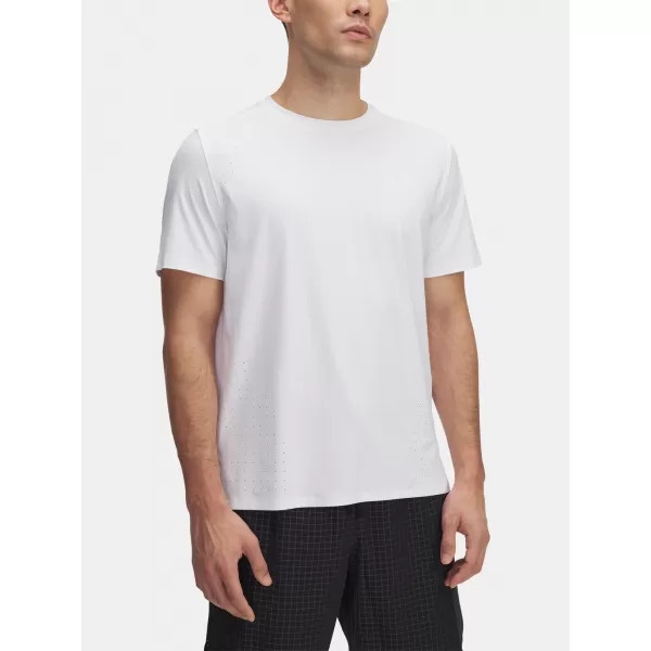  Férfi póló UNDER ARMOUR LAUNCH ELITE SHORTSLEEVE 1389802-100 FEHÉR 