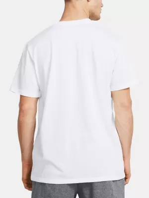Férfi póló UNDER ARMOUR HW ARMOUR LABEL SS 1382831-100 FEHÉR