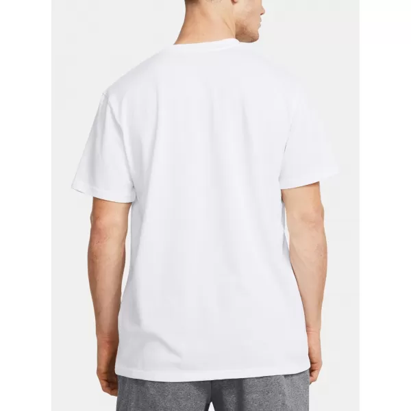  Férfi póló UNDER ARMOUR HW ARMOUR LABEL SS 1382831-100 FEHÉR 