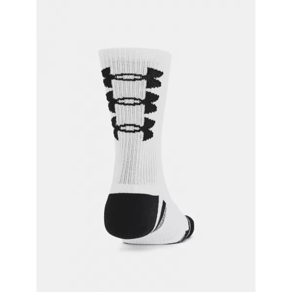  Zokni UNDER ARMOUR PERF TECH NOV CREW (3 PÁRY) 1379515-101 FEHÉR 