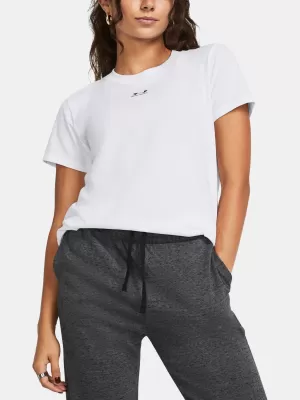 Női póló UNDER ARMOUR CAMPUS CORE SS 1383648-100 FEHÉR