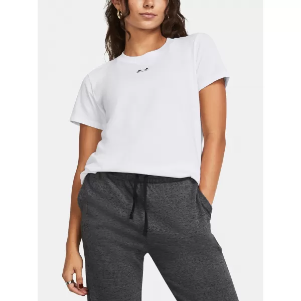  Női póló UNDER ARMOUR CAMPUS CORE SS 1383648-100 FEHÉR 
