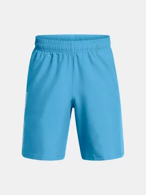 Fiú rövidnadrág UNDER ARMOUR TECH WOVEN WORDMARK SHORT 1383341-452 KÉK