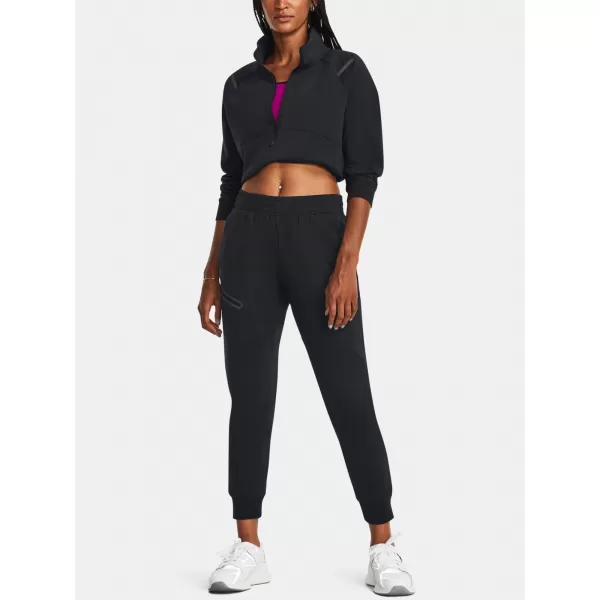  Női melegítőnadrág UNDER ARMOUR UNSTOPPABLE FLC JOGGER 1379846-001 FEKETE 