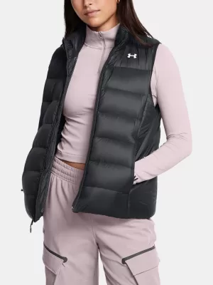 Női mellény UNDER ARMOUR LEGEND DOWN VEST 1385853-001 FEKETE