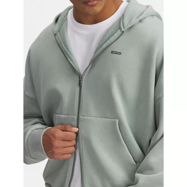  Férfi pulóver UNDER ARMOUR ICON HWT FLEECE WASH FZ 6000651-348 ZÖLD 