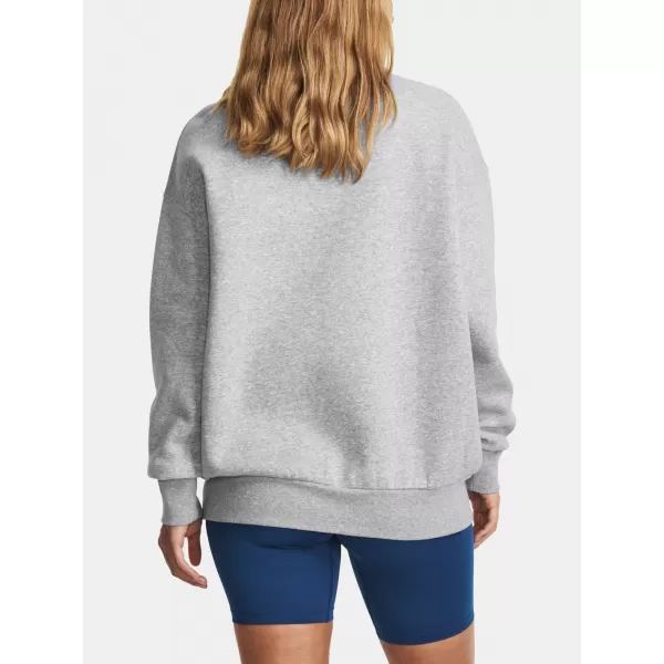  Női pulóver UNDER ARMOUR ESSENTIAL FLC OS CREW 1379475-012 SZÜRKE 