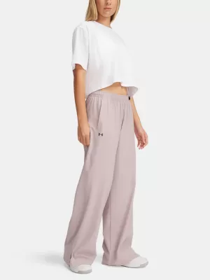 Női sportnadrág UNDER ARMOUR RIVAL WIDE LEG PANT 1386453-009 SZÜRKE