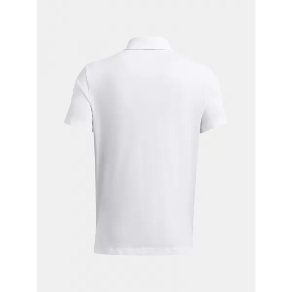  Férfi póló UNDER ARMOUR ICON POLO 1386608-100 FEHÉR 