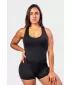 Sportoverál rövid 5 hüvelykes GYM RAT 287 BLACK Nebbia