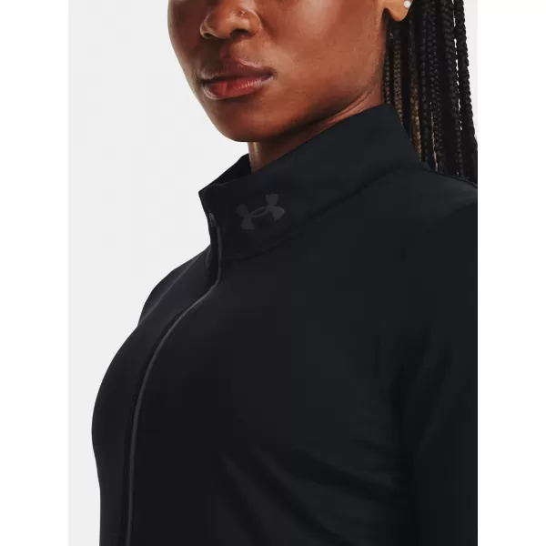  Női póló UNDER ARMOUR QUALIFIER RUN 1/2 ZIP 1379349-001 FEKETE 