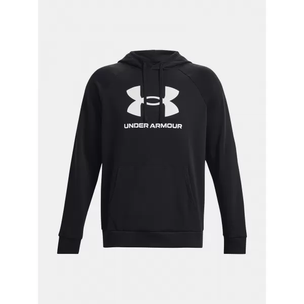  Férfi pulóver UNDER ARMOUR RIVAL FLEECE LOGO HD 1379758-001 FEKETE 