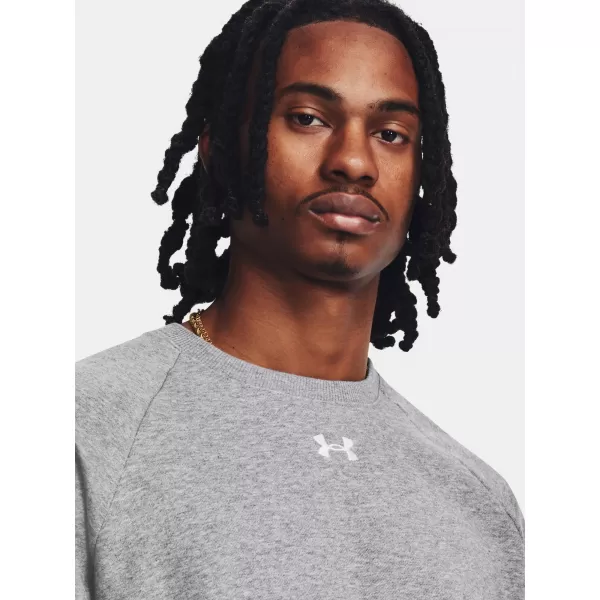  Férfi pulóver UNDER ARMOUR RIVAL FLEECE CREW 1379755-025 SZÜRKE 
