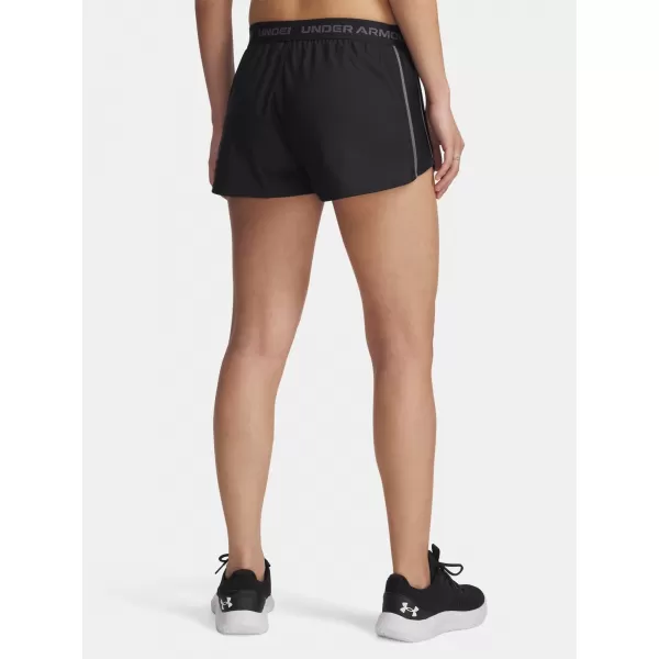  Női rövidnadrág UNDER ARMOUR TECH PLAY UP SHORTS 1389882-001 FEKETE 